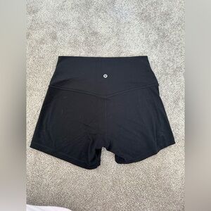 Lululemon Black High-Waisted Align 4in Shorts